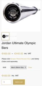 Jordan Ultimate Olympic Bars