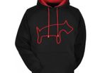 R.U.F.F. Pullover Hoodie Black / Red Large