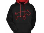 R.U.F.F. Pullover Hoodie Black / Red Large