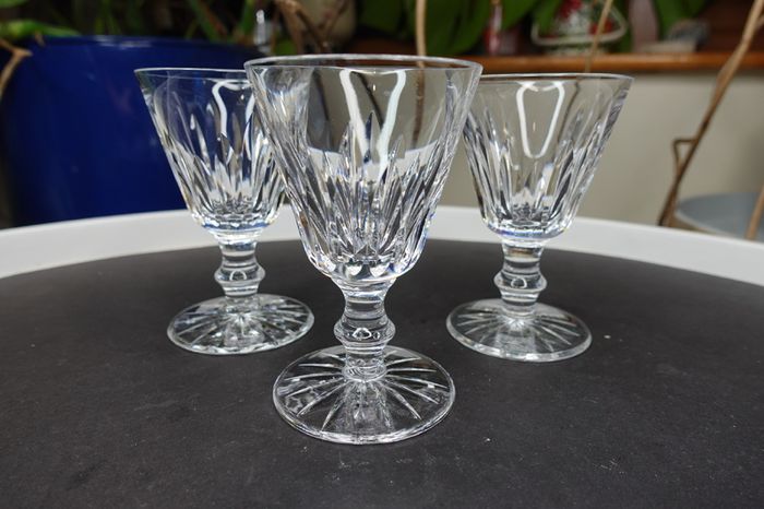 Vintage Waterford Crystal Sherry Glasses 3 pcs