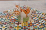 Cute Vintage and Collectable Nestle Milky Bar Horse Ceramic Money Box