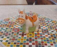 Cute Vintage and Collectable Nestle Milky Bar Horse Ceramic Money Box