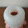 Vintage Frosted White and Pink Glass Shade Image 2