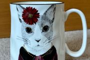 Signature Housewares Hipster Animals Cat Mug