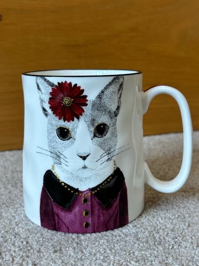 Signature Housewares Hipster Animals Cat Mug
