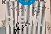 REM Three rare Record Store Day vinyl , sealed, signed by Peter Buck and Mike Mills
