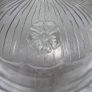 Vintage Pressed Clear Glass, Cheese Dome, Cheese Bell, Cheese Board, Dessert Dome, with matching Plate Image 2
