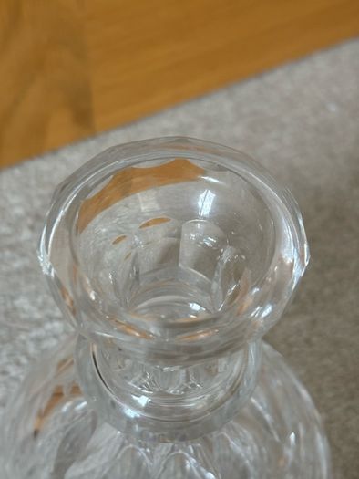 Vintage Waterford Crystal Decanter: Glendore Pattern, Laurel Leaf