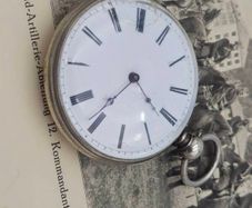 1800s Silver Swiss Made Key Pocket Watch for Restoration