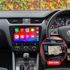 Premium CarPlay Skoda Octavia 2012-2019 Android Auto Radio