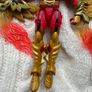2005 Power Rangers Mystic Force Red Power Ranger To Fury Dragon Bandai a bit too loose No Dragon head Used Please look at the pictures Image 5