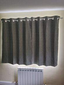 Sage green curtains