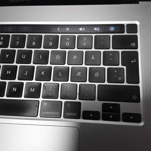 Apple MacBook Pro 16" (2019) Keyboard Danish | Intel Core i7 6-Core | 16GB RAM | 1TB SSD