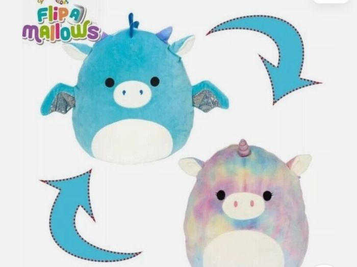 Flip-A-Mallow (Devin the Dragon and Esmeralda the Rainbow Unicorn)