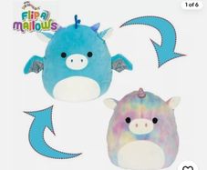 Flip-A-Mallow (Devin the Dragon and Esmeralda the Rainbow Unicorn)