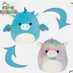 Flip-A-Mallow (Devin the Dragon and Esmeralda the Rainbow Unicorn)