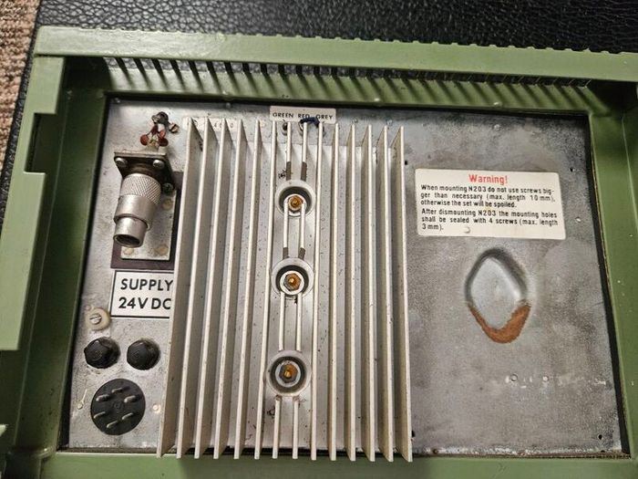 Vintage Sailor RT144B VHF Marine Radio & N163 Power Supply Set