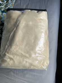 Faux fur throw