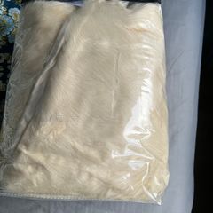 Faux fur throw