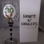 Novelty 30th Birthday Wine Glass ..  4 euro Each Glass or 3 for 10.00 euro Image 4
