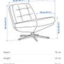 Ikea DYVLINGE armchair Image 2