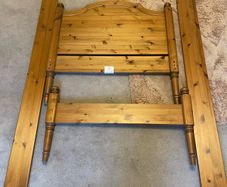 Solid pine single beds x 2