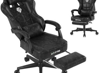 Gaming Chair with Footrest