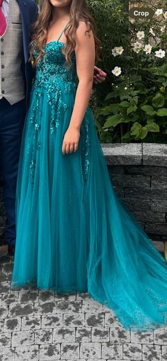 Simply Devine Teal Debs dress