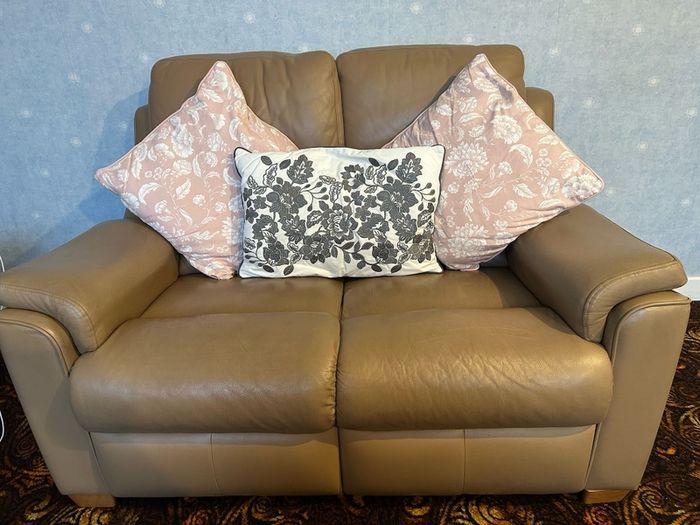 Leather 2 Seater Couch