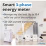 Shelly 3EM | 3-Channel WiFi Smart Energy Meter with Contactor Control - 120A (per channel) | Compatible with Alexa & Google Home Image 2