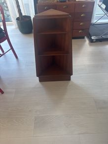 Mid century corner shelf