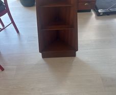 Mid century corner shelf
