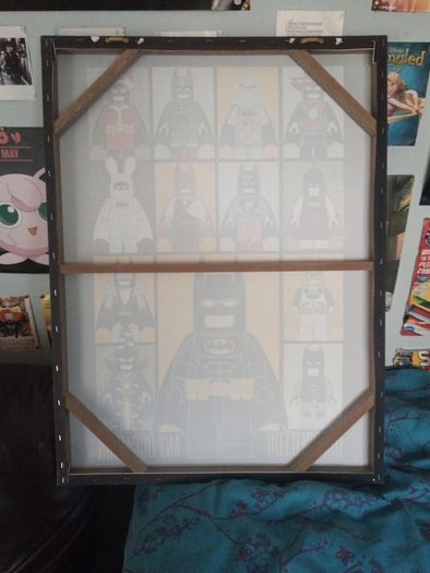 Batman lego canvas