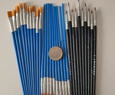 30 Acrylic, Watercolour Brushes