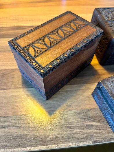 Vintage Trinket Boxes x3