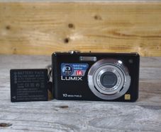 Panasonic Lumix DMC-FS7 10MP Compact Digital Camera Black Leica Lens Fully Works