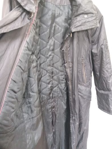 Carla Degen Black Long Coat 14 UK (It46