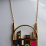 Retro MPP Art Pendant and Necklace length 30" Image 2