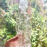 Vintage French Glass Decanter / Carafe, Mid Century, Whitefriars Style Image 7