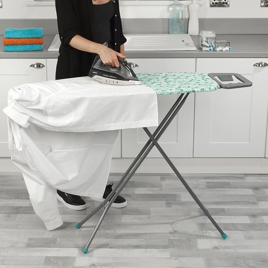 NEW SALE | Folding Ironing Board - Collapsible Ironing Table, 7 Variable Heights, Lightweight and Compact, Suitable for Left & Right-Handed Use, Adjustable Iron Rest