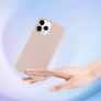 Liquid Silicone Case For iPhone 12 Pro Max Luxury Thin Soft Phone Cover New Pink Sand - FHT3IP12PMLK Image 7