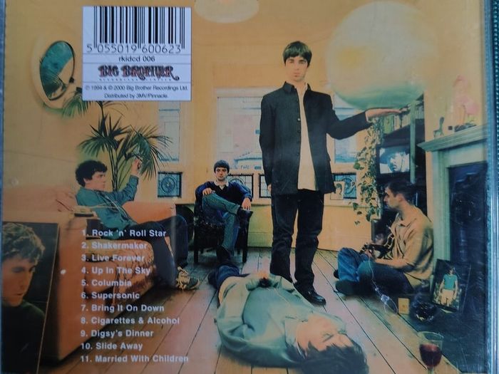 Oasis - Definitely Maybe CD (1994) 2000 Reissue Indie Rock EX+