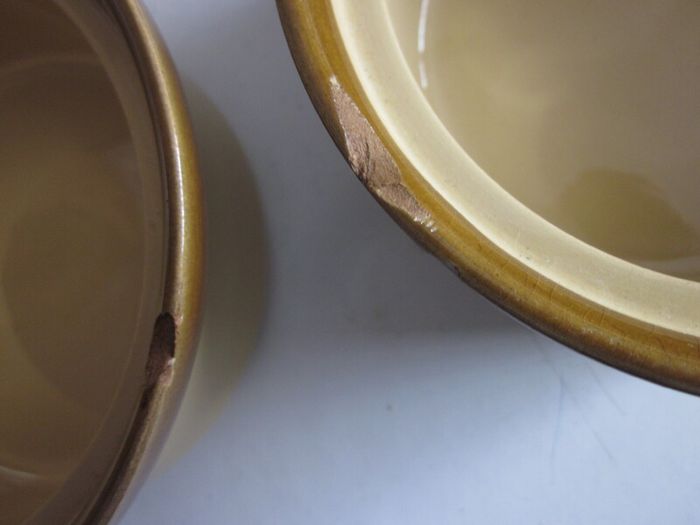 TG Green "Granville" Stoneware Glazed Bowls X6