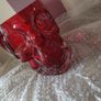 Halloween Red Glass Skull Candy Dish Image 4