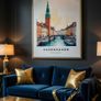 Copenhagen Wall Art Print, Travel Art Poster Image 6