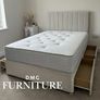 New Kingsize Bed With Headboard And Mattress Image 6