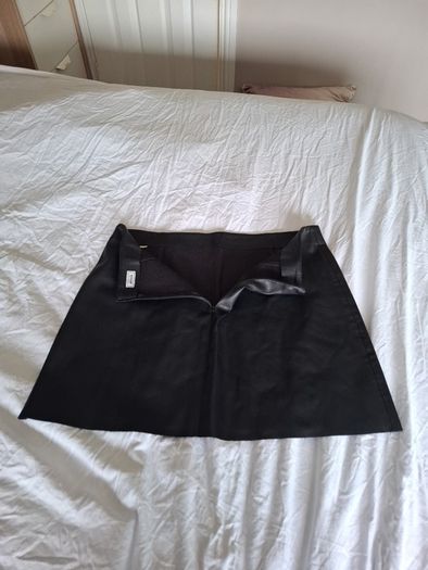 Faux Leather Mini Skirt