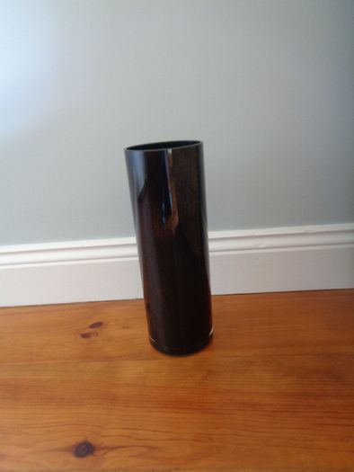 Black Glass Vase for Sale