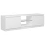 NEW SALE | TV Cabinet with LED Lights White 120x30x35.5 cm Image 5