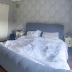Superking sleigh bed